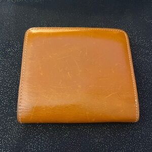 Vintage Camel Color Leather Wallet